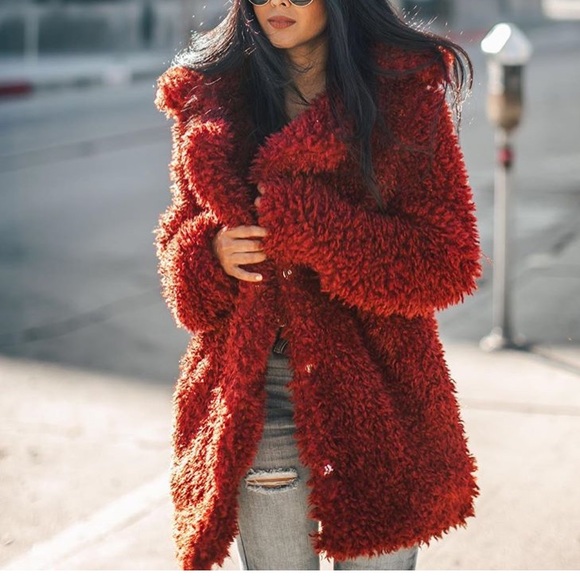 Jackets & Blazers - Teddy coat - faux fur